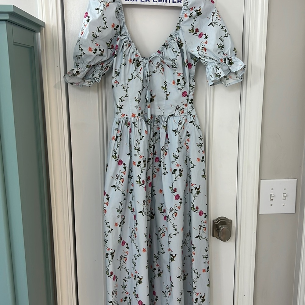 Hill House Ophelia dress- EUC other than possible stretching of elastic